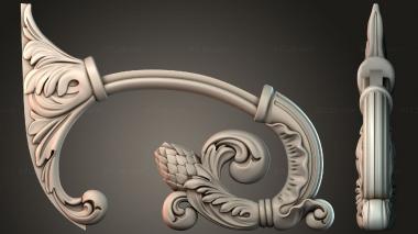 Table aprons Table and chair pattern 3d model