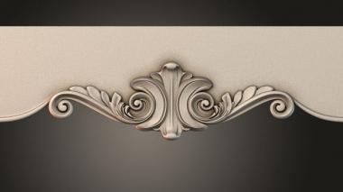 Table aprons Table and chair pattern 3d model