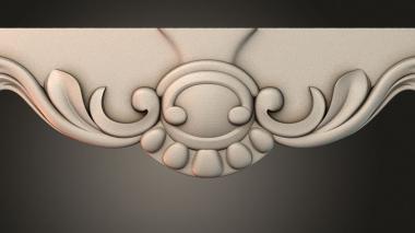 Table aprons Table and chair pattern 3d model