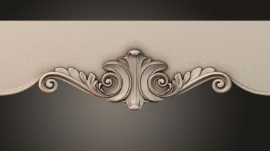 Table aprons Table and chair pattern 3d model