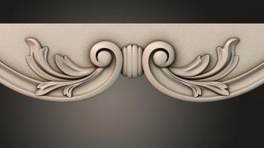 Table aprons Table and chair pattern 3d model