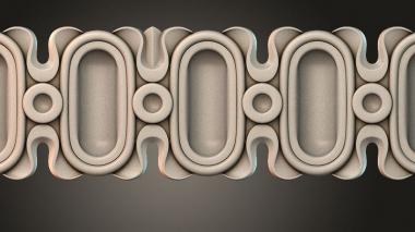 Table aprons Table and chair pattern 3d model