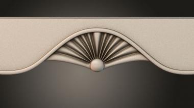 Table aprons Table and chair pattern 3d model