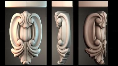 Table aprons Table and chair pattern 3d model