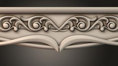 Table aprons Table and chair pattern 3d model