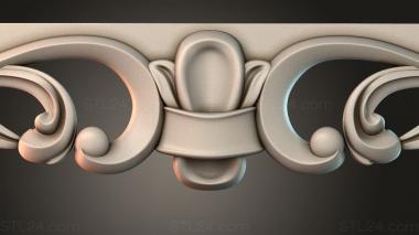 Table aprons Table and chair pattern 3d model