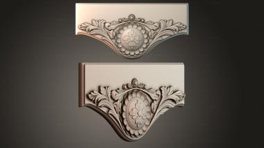Table aprons Table and chair pattern 3d model