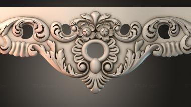 Table aprons Table and chair pattern 3d model