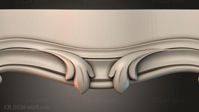 Table aprons (Table and chair pattern, CR_0336) 3D models for cnc
