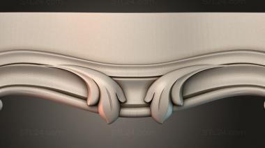 Table aprons Table and chair pattern 3d model