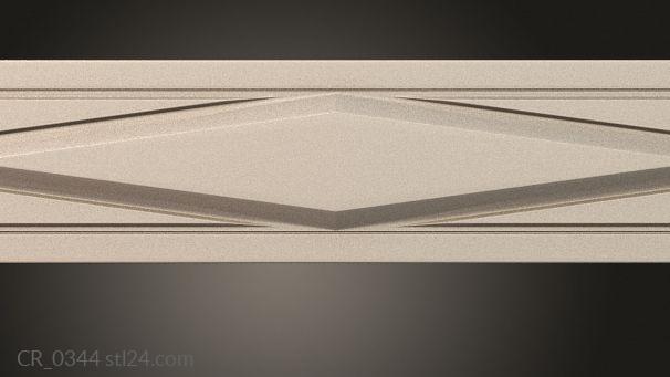 Table aprons (Table and chair pattern, CR_0344) 3D models for cnc