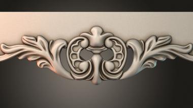 Table aprons Table and chair pattern 3d model