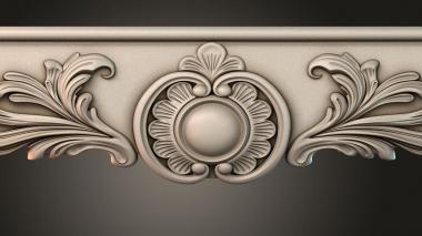 Table aprons Table and chair pattern 3d model