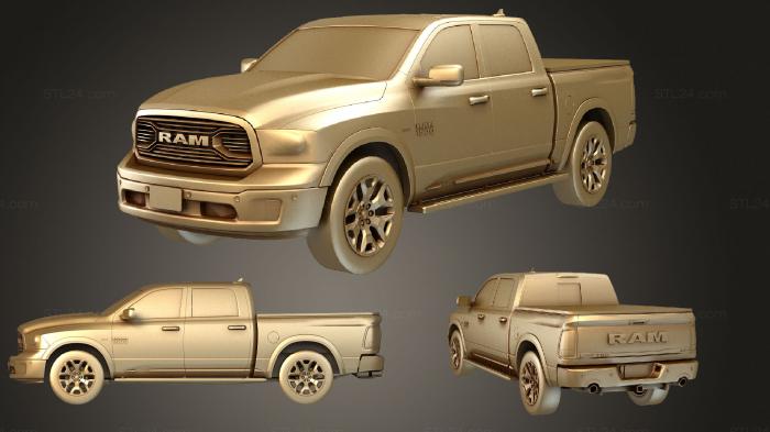 Комплект Dodge RAM 1500 Laramie Limited 2015 lowpoly