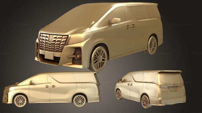 Vehicles (Toyota Alphard (Mk3) 2015, CARS_3600) 3D models for cnc