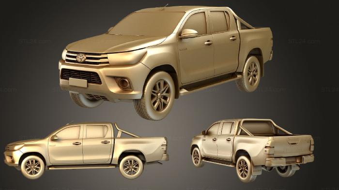 Двойная кабина Toyota Hilux 2016 hipoly