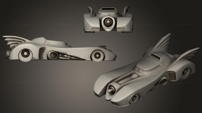 Vehicles (Batmobile 2, CARS_4134) 3D models for cnc