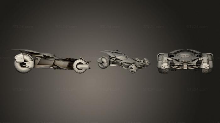 Vehicles (Batmobile Superman VS Batman, CARS_4135) 3D models for cnc