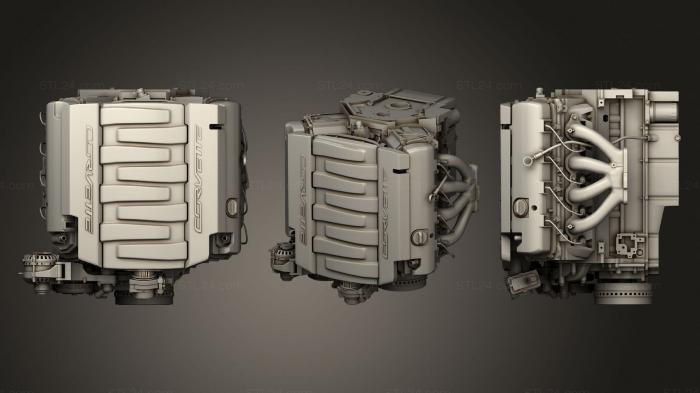 Двигатель Chevrolet Corvette V8