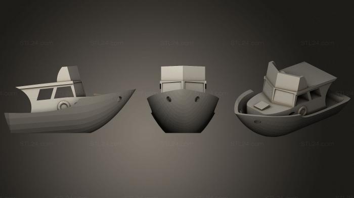 Vehicles (Custom Hull SS Minnow Non Benchy, CARS_4160) 3D models for cnc