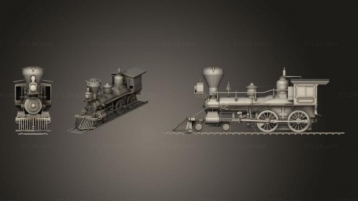 Vehicles (Steam Locomotive Leviathan, CARS_4238) 3D models for cnc