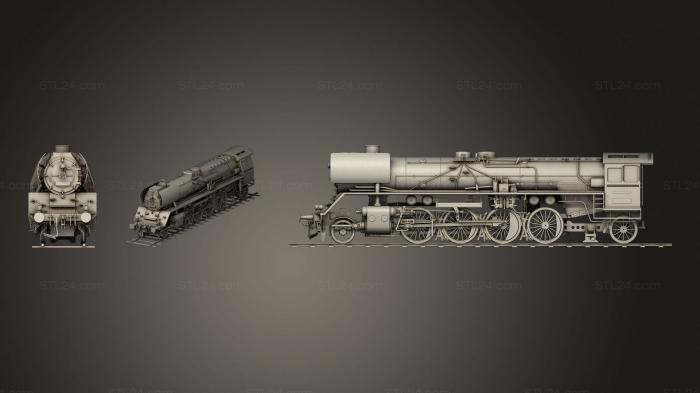 Vehicles (Steam Locomotive, CARS_4239) 3D models for cnc
