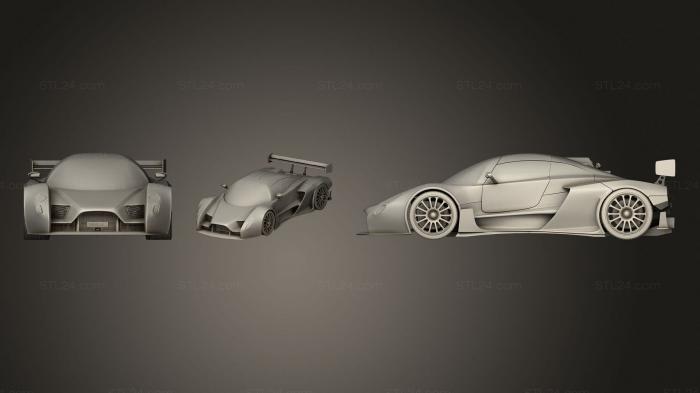 Vehicles (Supercar 500 G, CARS_4241) 3D models for cnc