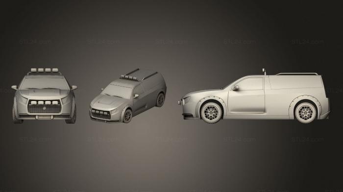 Vehicles (SUV Truck Concept 2020, CARS_4242) 3D models for cnc