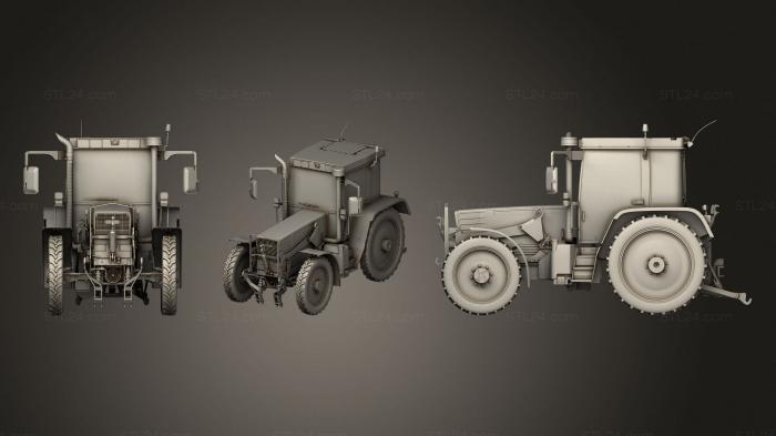 Vehicles (Tractor 3D, CARS_4249) 3D models for cnc