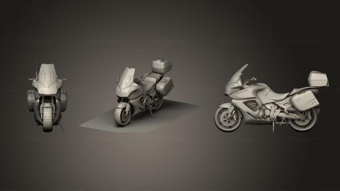 Vehicles (Triumph Trophy Motorcycle, CARS_4254) 3D models for cnc