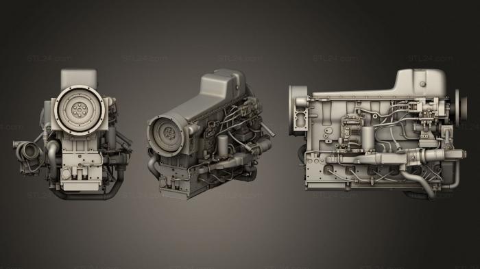 Vehicles (Truck Engine, CARS_4255) 3D models for cnc