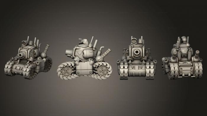 Vehicles (TANK METAL SLUG, CARS_4715) 3D models for cnc