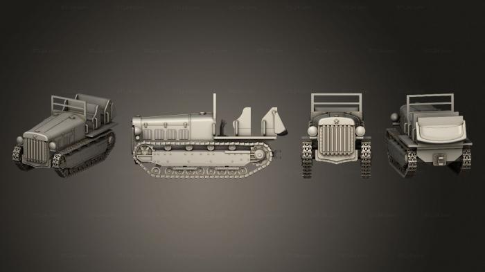Vehicles (TANK Ni Ku 2, CARS_4719) 3D models for cnc