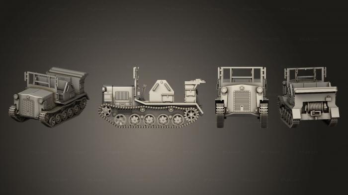 Vehicles (TANK Shi Ki Prime Mover, CARS_4725) 3D models for cnc