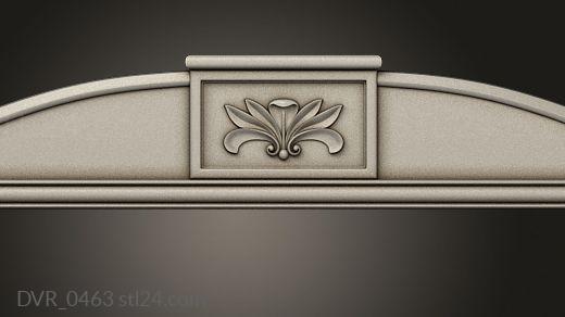 Doors Door portal with decoration 3d model