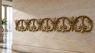 Frieze Bouquets of spikelets-1 3d model