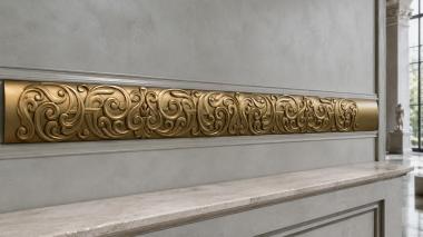 Frieze Vologda lace-1 3d model