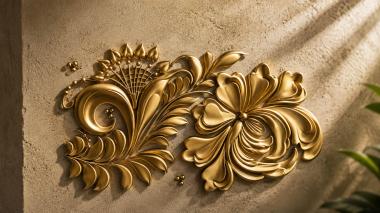 Frieze Khokhloma painting-2 3d model