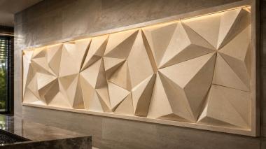 Frieze Crumpled paper 3d model