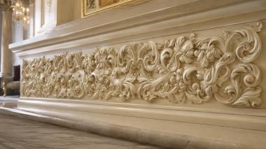 Frieze Bouquets of levkoi 3d model