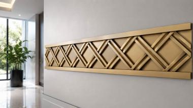 Frieze Double grid 3d model