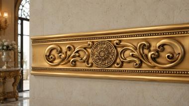 Frieze Sun and leaves-2 3d model