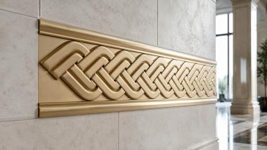 Frieze Double braid 3d model