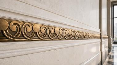 Frieze Curls of rolls 3d model