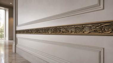 Frieze Kupena leaves 3d model