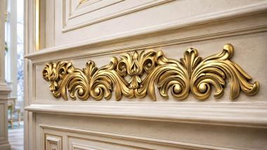 Frieze Acanthus leaf symmetry 3d model