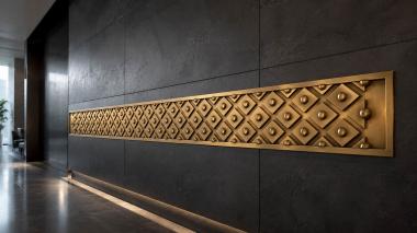 Frieze Rhombus with pearl 3d model