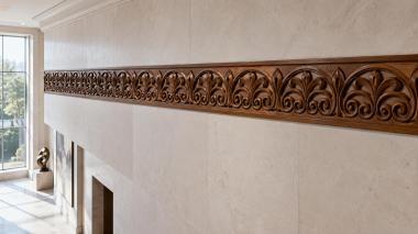 Frieze Carved semicircle-1 3d model