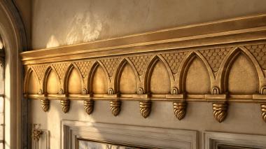 Frieze Pointed arches 3d model