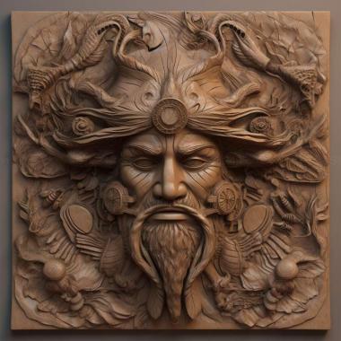 Ideas st Momotus bahamensis 4 3d model